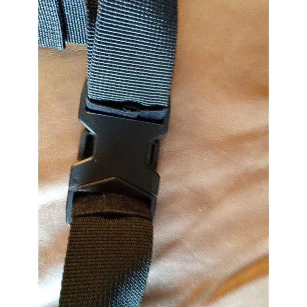 Men's Nike Heritage Fanny Pack Hip Waist Large Black Crossbody Belt Bag